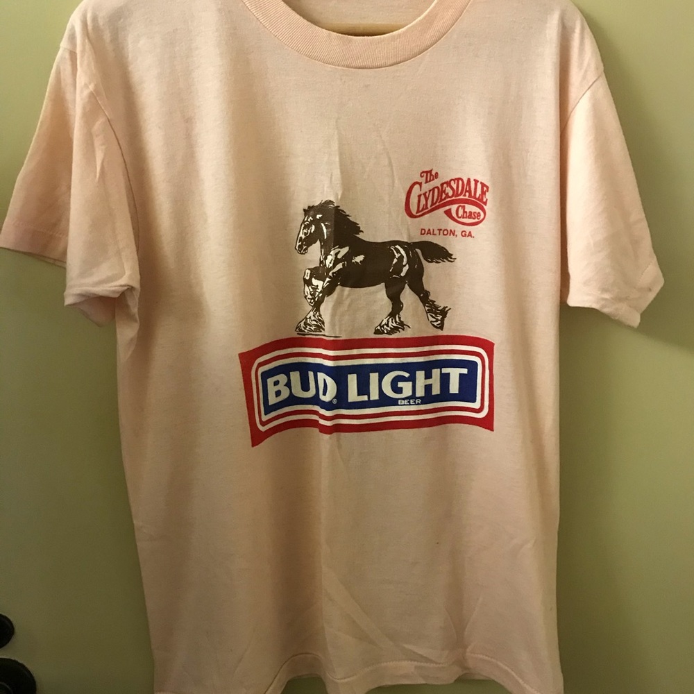Vintage Pink Bud Light T-Shirt